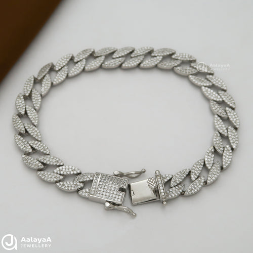 Hardik Pandya Silver Bracelet