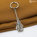 Radhakrishnan Oxidised Silver Keychain