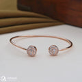 Silver rosegold Round Shaped Kada