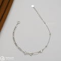 X Heart Silver Bracelets