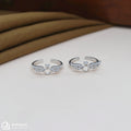 Little Wings Silver Toe Ring