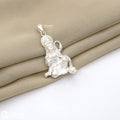 Hanuman with Gada Silver Pendant