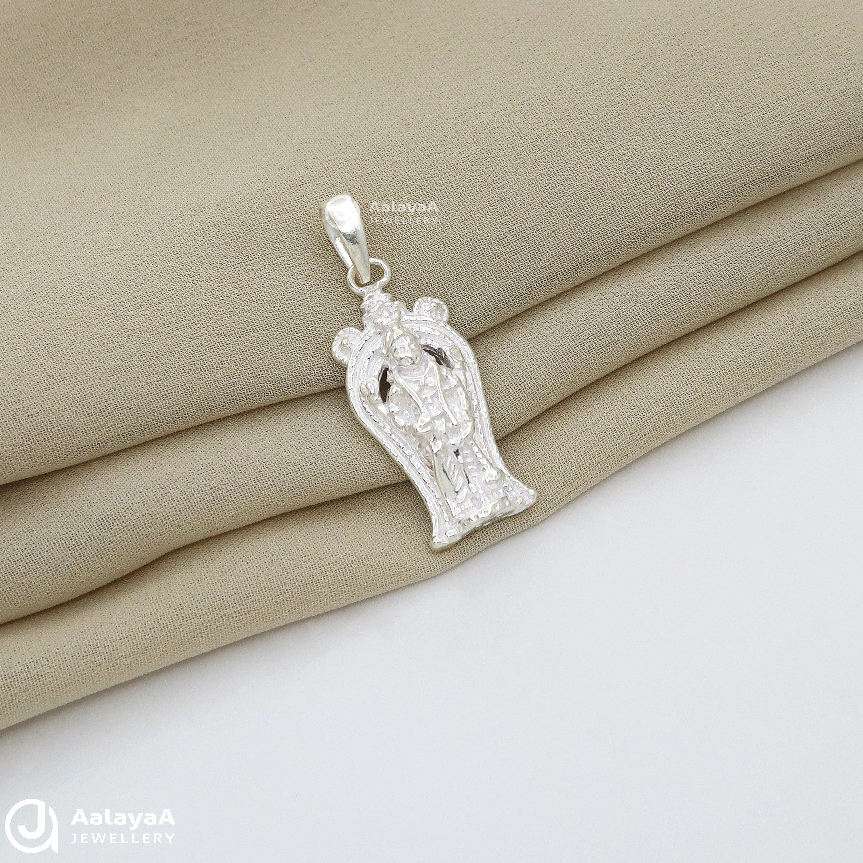 Guruvayurappan Silver Pendant