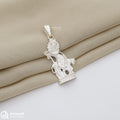 Lord Krishna Silver Pendant