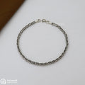 Bali Style Oxidised Silver Bracelet