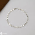 Thick Chain Silver Bracelet
