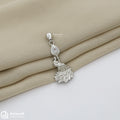 Beautiful Peacock Vel Silver Pendant