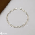 Thin Cuban Silver Link Bracelet