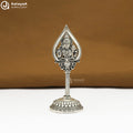 Silver Antique Murugar Face Vel 2D Idol