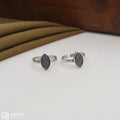 Almond Shaped Oxidised Silver Toe Ring