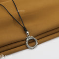 Dragon Circle Silver Pendant
