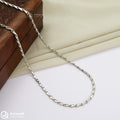 Sleek Silver Link Chain