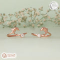 RoseGold Dolphin Spark Toe Ring