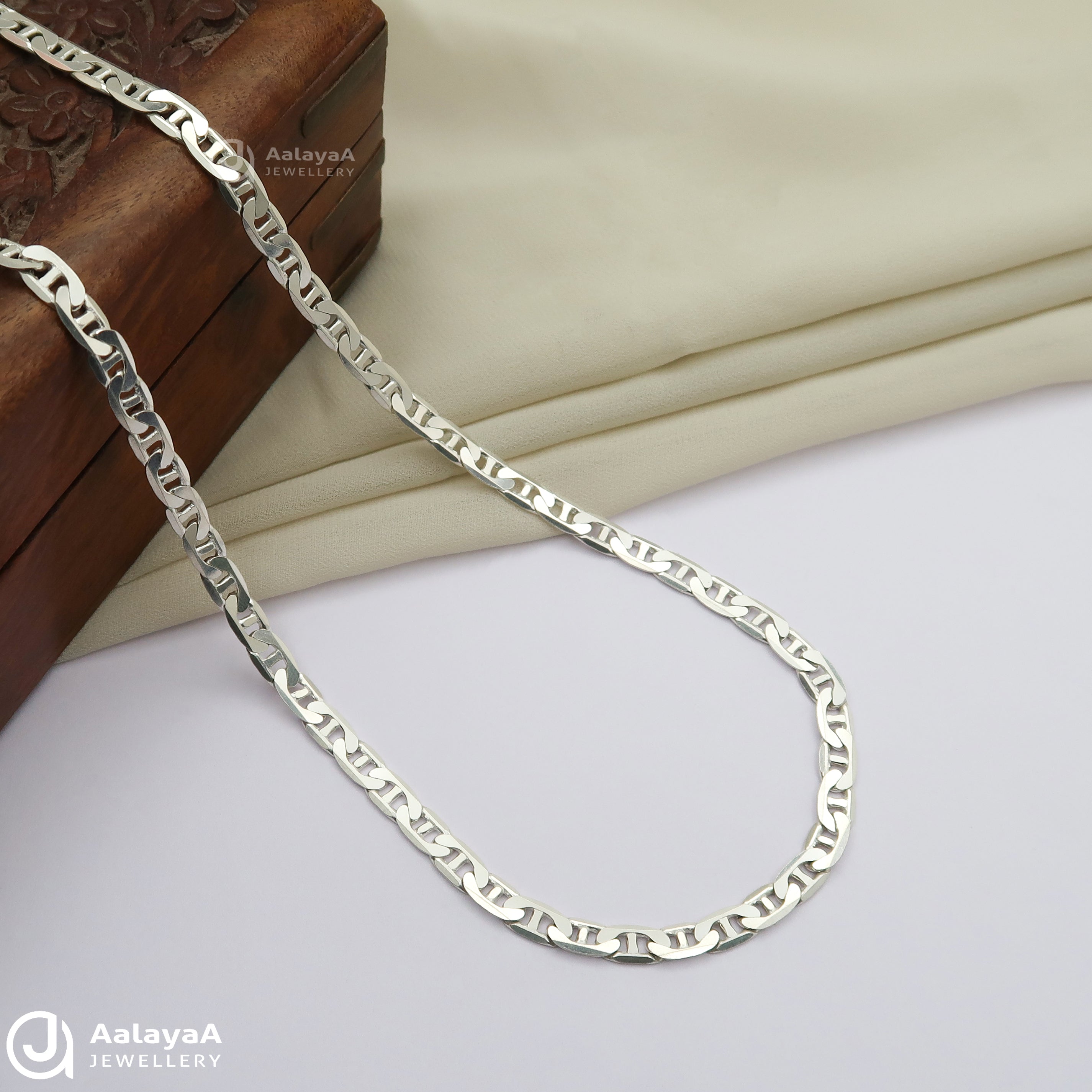 T Line Silver Chain