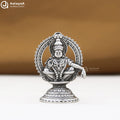 Silver Antique Ayyappa Idol 2D