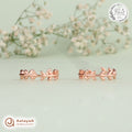 Silver RoseGold Delicate Vine Toe Ring