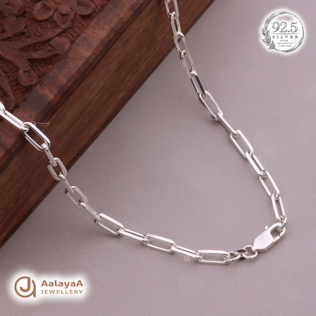 Metro Axis Silver Men's Chain