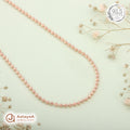 Silver Rosegold Spiral Round Bead Chain