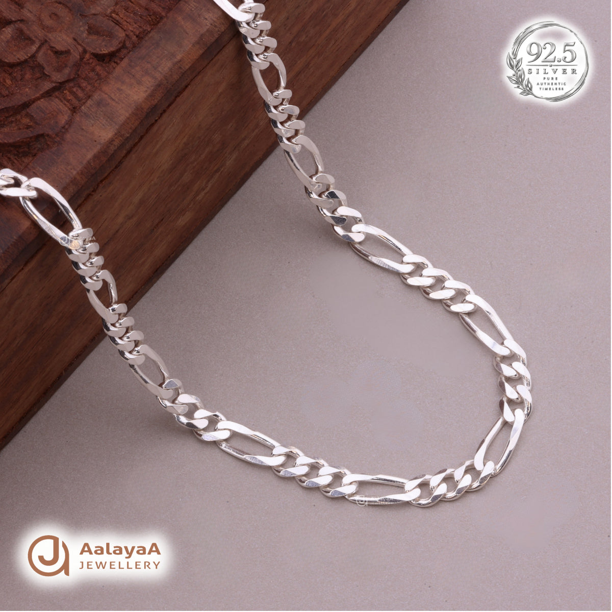 Fusion Link Silver Men's Chain