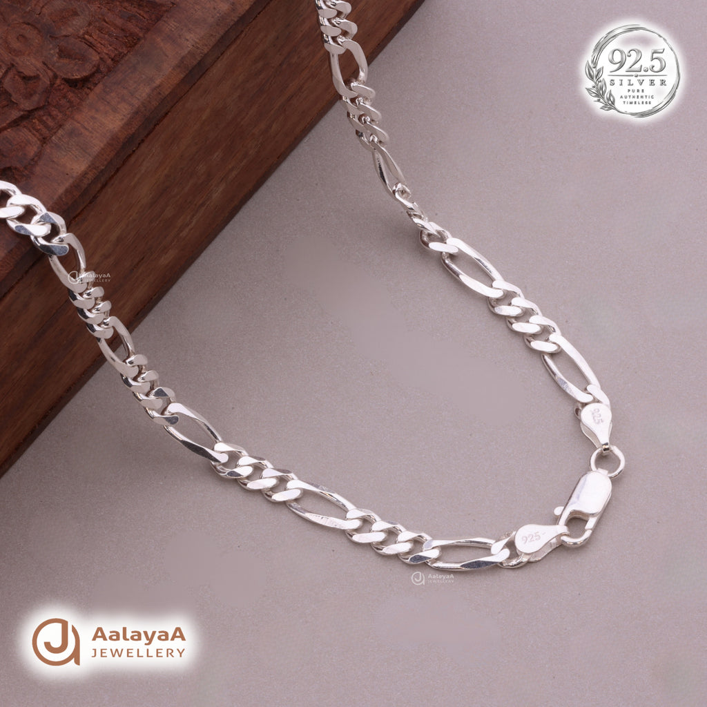 Fusion Link Silver Men's Chain