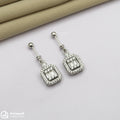 Silver Stellara Drops Baguette