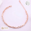 Silver Rosegold Infinity Sparkle Bracelet