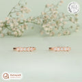 Silver RoseGold Five Stone Sparkle Toe Ring