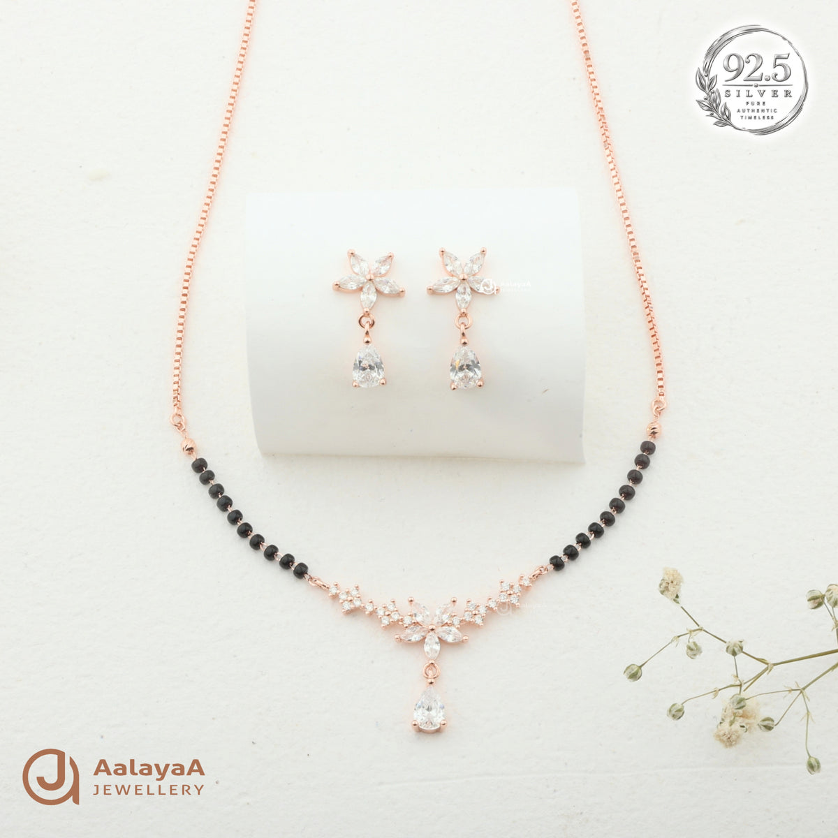 Celestial Blossom Mangalsutra Set