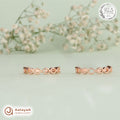 Silver RoseGold Infinity Twist Toe Ring