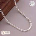 Diamond Crest Silver Men's Chain