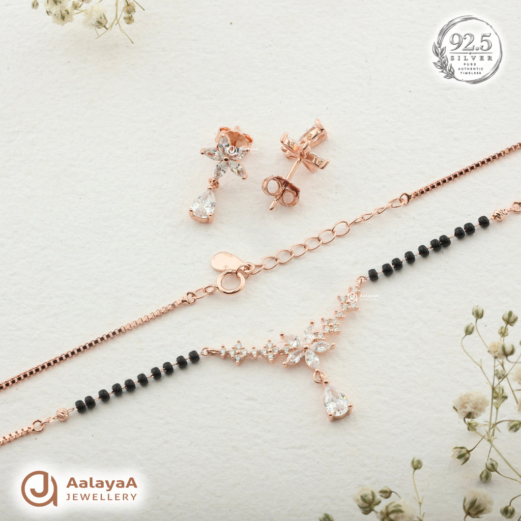 Celestial Blossom Mangalsutra Set