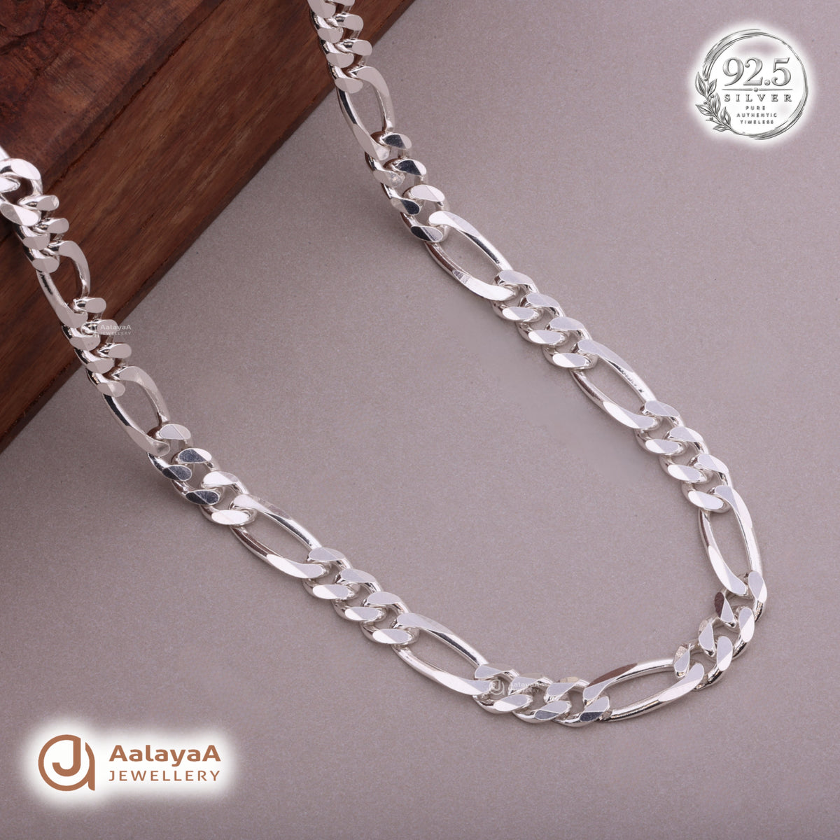 Majestic Fusion Silver Men's Chain