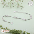 Silver Sparkling Infinity Bracelet
