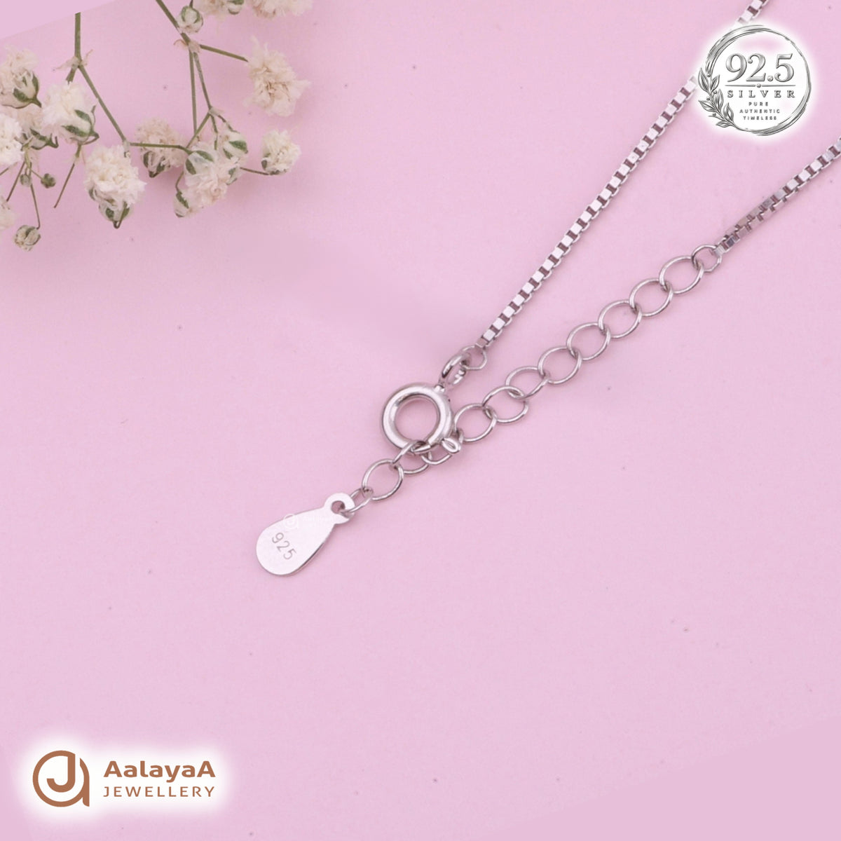 Silver Ballerina Dress Chain Pendant
