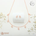 Elara Leaf Necklace Set