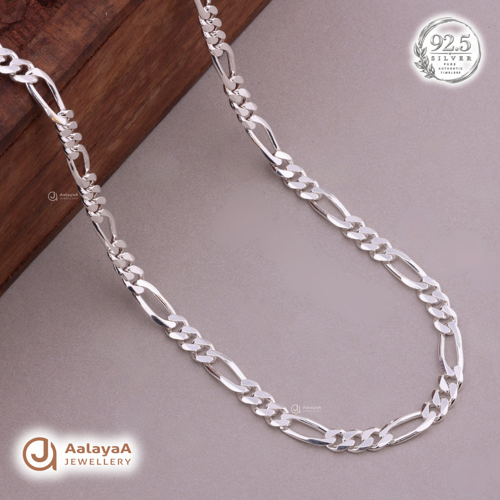 Noble Figaro Silver Men's Chain