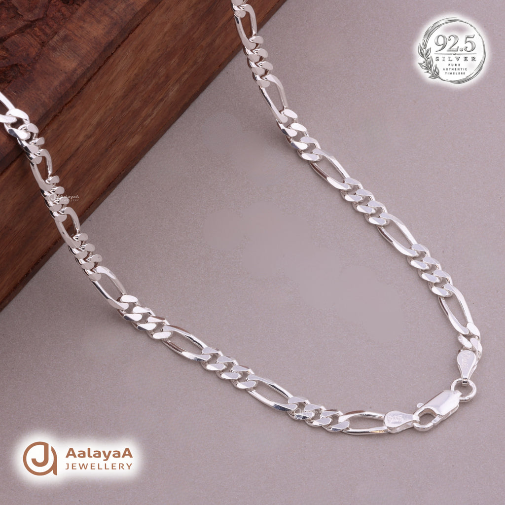 Noble Figaro Silver Men's Chain