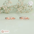 Silver RoseGold Infinity Halo Toe Ring
