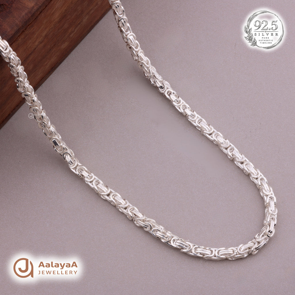 Fortress Link Silver Men's Chain