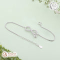 Silver Sparkling Infinity Bracelet