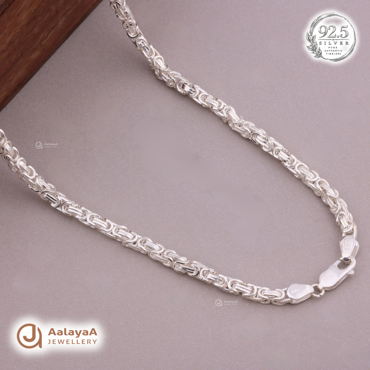 Fortress Link Silver Men's Chain