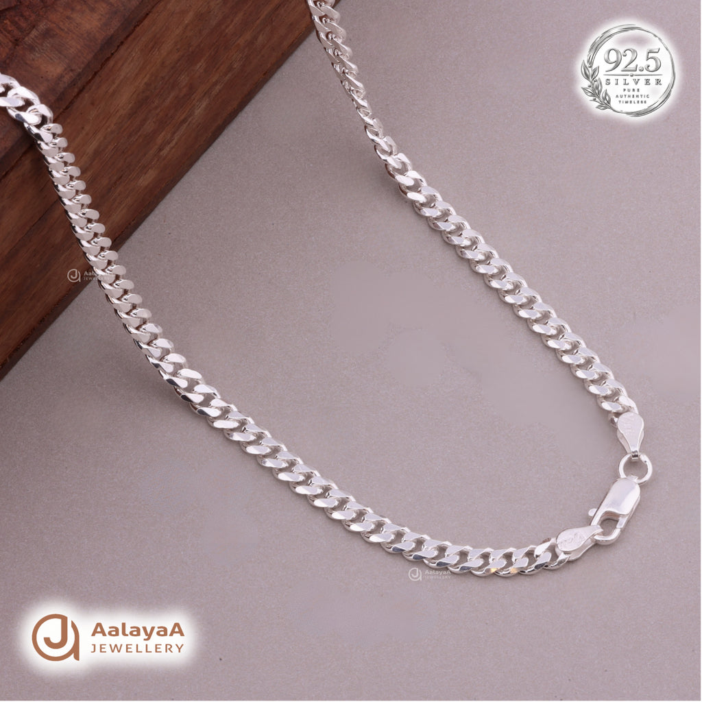 Dominion Cuban Silver Men's Chain