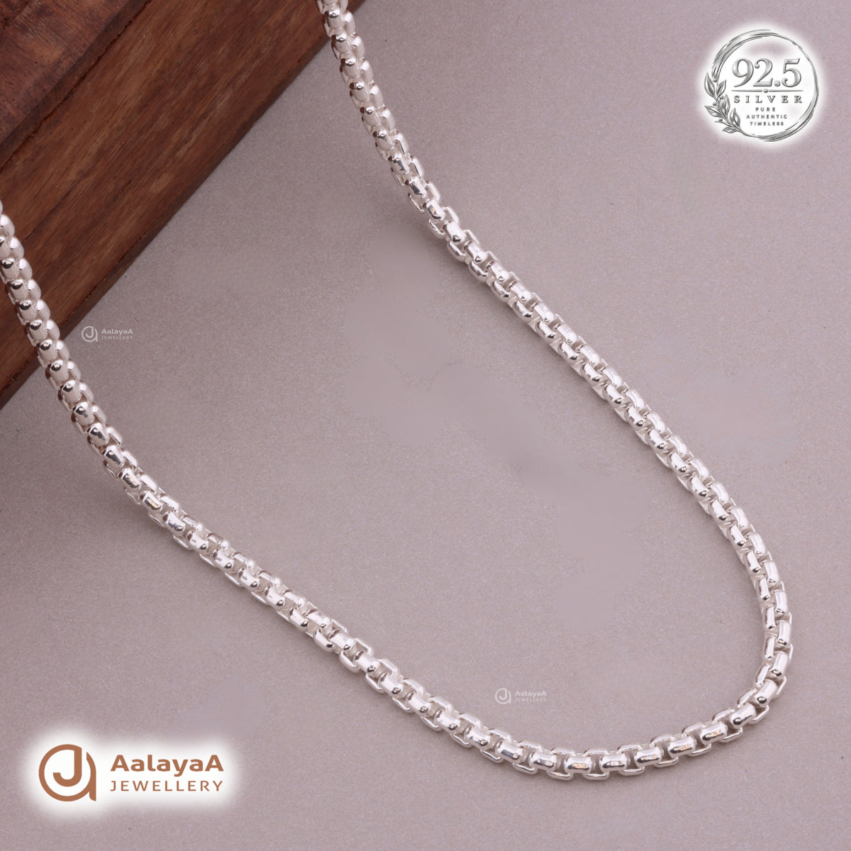 Steel Matrix Silver Men's Chain