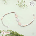 Silver Triple Heart Bracelet