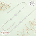 Silver Crystal Moonlight Anklet
