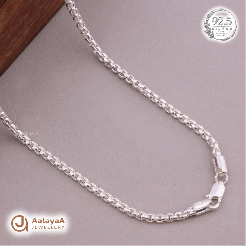 Steel Matrix Silver Men's Chain