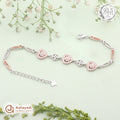 Silver Sparkling Heart Charm Bracelet