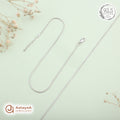 Silver Sleek Serenity Anklet