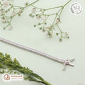 Silver Classic Crystal Tennis Bracelet