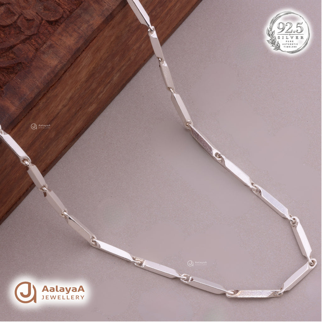 Sterling Blade Silver Men's Chain